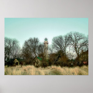 Evanston Lighthouse Poster