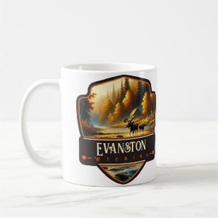 Evanston, Wyoming Vintage Coffee Mug