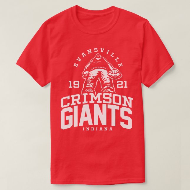 Evansville Crimson Giants T-Shirt (Design Front)