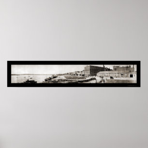 Evansville IN Panorama Photo 1907 Poster