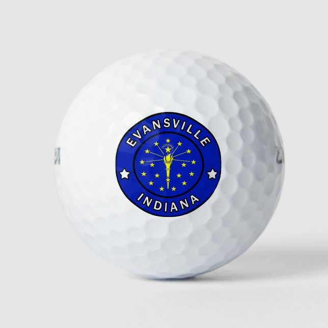 Evansville Indiana Golf Balls (Front)