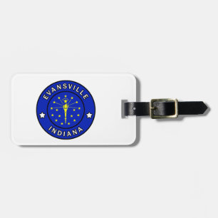 Evansville Indiana Luggage Tag