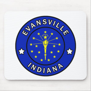 Evansville Indiana Mouse Mat