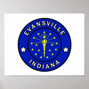 Evansville Indiana Poster