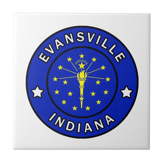 Evansville Indiana Tile (Front)