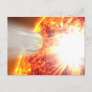 Evaporation Of Hd 189733b's Atmosphere Postcard