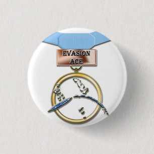 Evasion Ace medal button