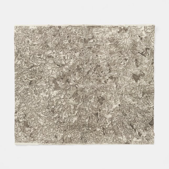 Evaux Fleece Blanket (Front (Horizontal))