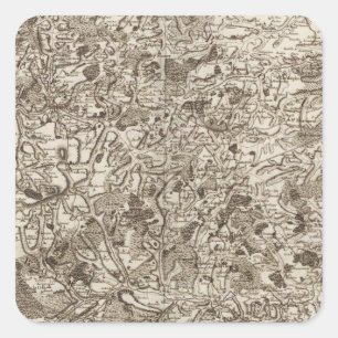 Evaux Square Sticker