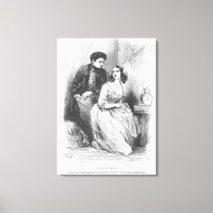 Eve and David Sechard Canvas Print