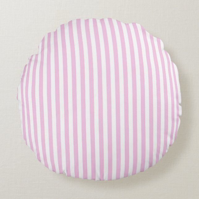 Eve and Sofie Pink Round Cushion (Front)