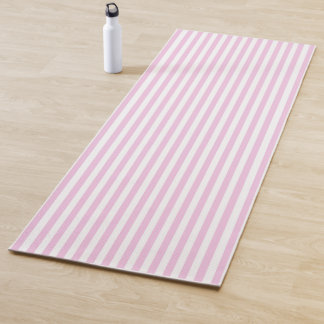 Eve and Sofie Pink Stripes Yoga Mat