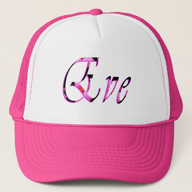 Eve Girls Name Logo, Trucker Hat (Front)