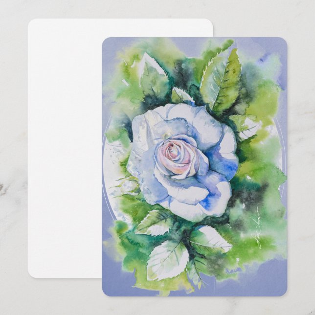 EVE Painted Flower  Postcard (Front/Back)