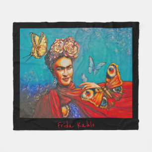 Eve Painted Frida Fleece Blanket