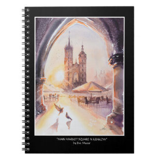 EVE Painted Krakow Old Town Notebook