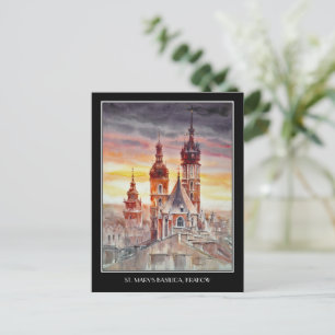 EVE Painted Krakow, Poland Old Town Card