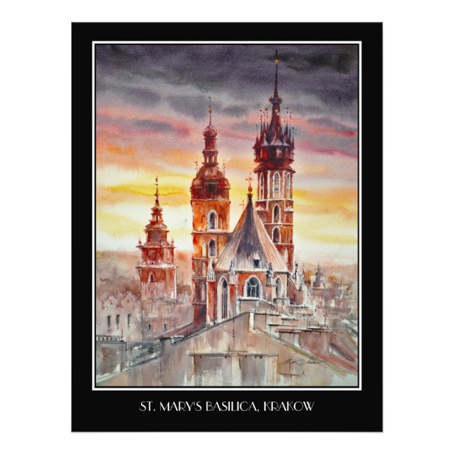 EVE Painted Krakow, Poland Old Town  Photo Print (Front)