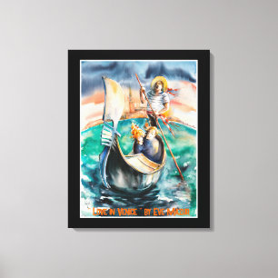 EVE Painted Love in Venice, Italy Canvas Print