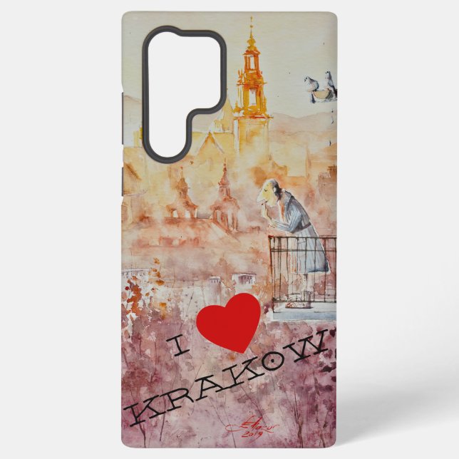 EVE Painted Morning in Krakow,Poland      Samsung Galaxy S22 Ultra Case (Back)