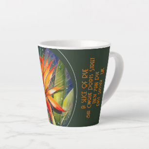 EVE Painted Strelizia Flower Latte Mug
