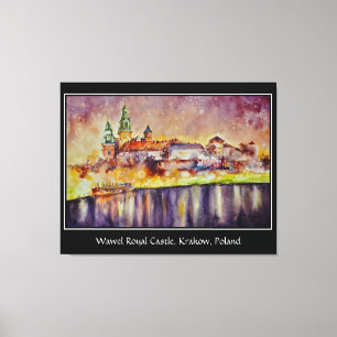 EVE Painted Wawel, Krakow, Poland    Jigsaw Puzzle Canvas Print