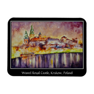 EVE Painted Wawel, Krakow, Poland Magnet