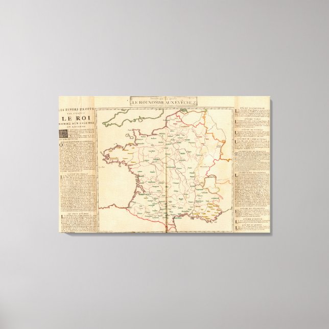 Evechez, France Canvas Print (Front)