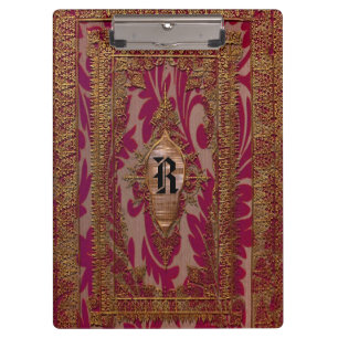 Evelio Elegant Chic French Monogram Clipboard