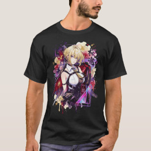 Evelyn Chevalier ZZZ Red Burning Tethers Portrait T-Shirt