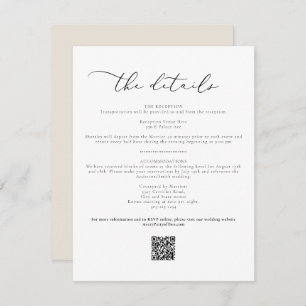 EVELYN Elegant Calligraphy Script Details Card