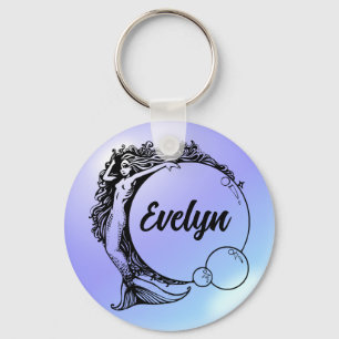 Evelyn  - Mermaid Name Custom Keychain