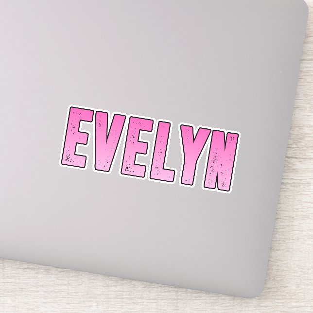Evelyn name (Detail)