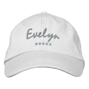 Evelyn Name Embroidered Hat