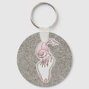 even a hateful squid can love key ring