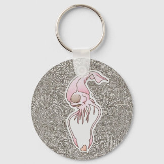 even a hateful squid can love key ring