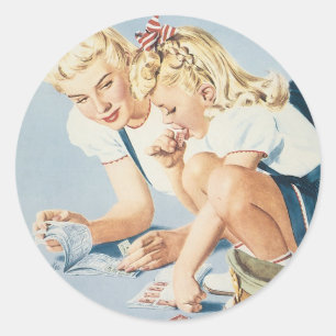 Even a Little Can Help Alot-NOW Classic Round Sticker