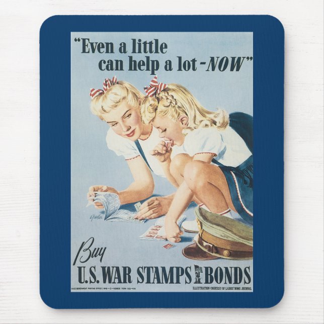 Even a Little Can Help Alot-NOW Mouse Mat (Front)