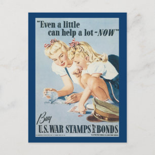 Even a Little Can Help Alot-NOW Postcard