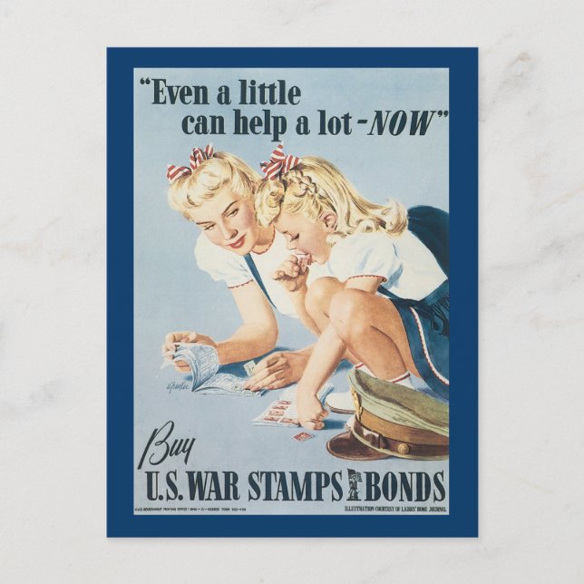 Even a Little Can Help Alot-NOW Postcard (Front)