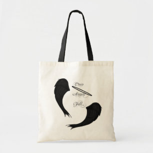 EVEN ANGELS FALL TOTE BAG