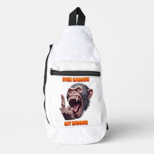 Even Baddies Get Saddies Evil Monkey Sling Bag