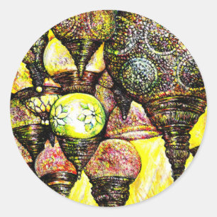 Even Bigger Idea of Colour Classic Round Sticker