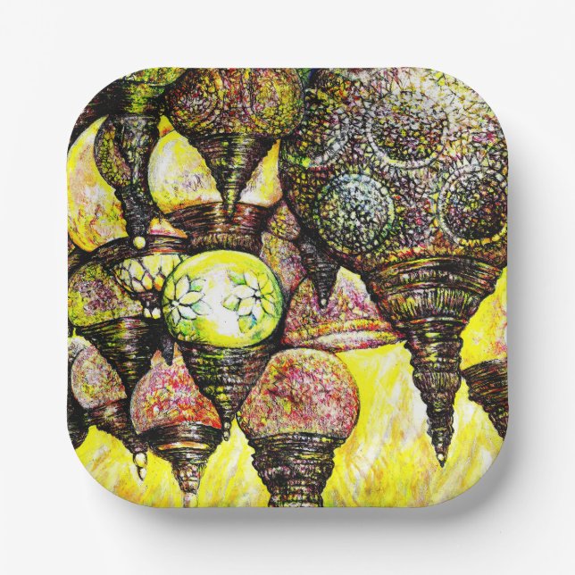 Even Bigger Idea of Colour Paper Plate (Front)