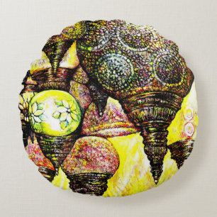 Even Bigger Idea of Colour Round Cushion
