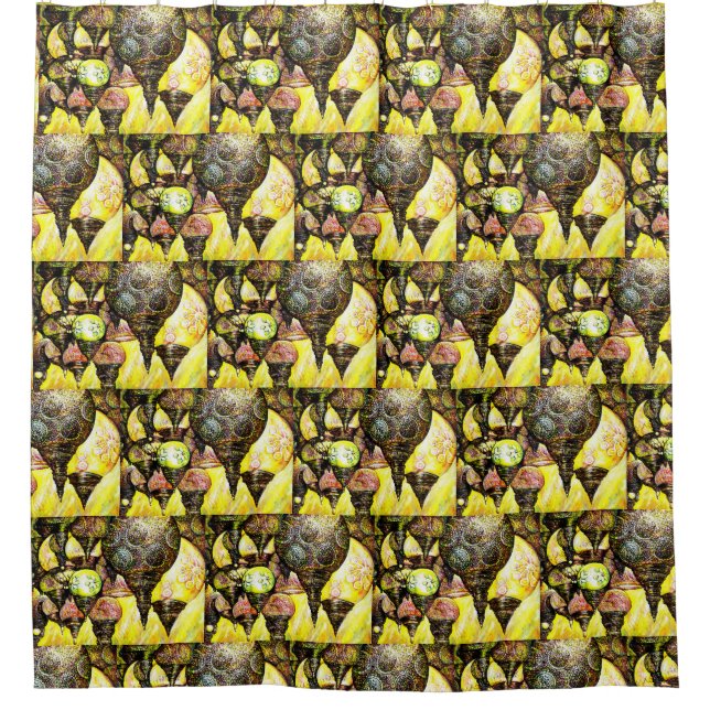 Even Bigger Idea of Colour Shower Curtain (Front)