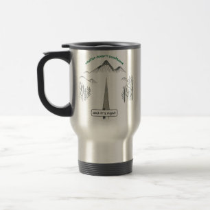 Even Broken, I Still See – Abstract Eye Design Travel Mug