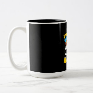 Even Busy Bees Two-Tone Coffee Mug