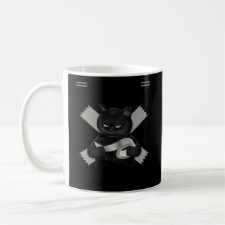 Even Duct Tape Can'T Fix Stupid Black Cat Coffee Mug