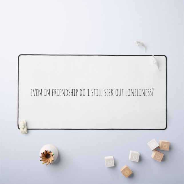 Even In Friendship Desk Mat (Kids Table)